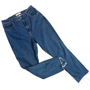 Abercrombie & Fitch Curve Love Ultra High Rise Jeans Womens 12 90s Slim Straight thumbnail 1