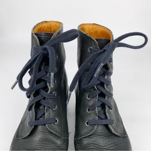 FRYE Sabrina 6G Lace Up Leather Boot Black/Blue 7.5 thumbnail 4