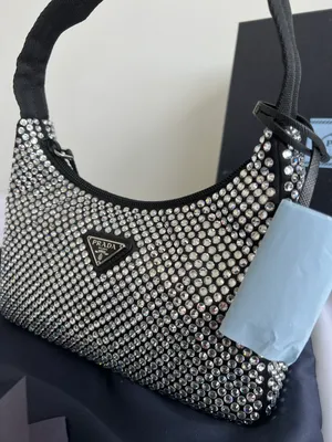 Prada NWT  Crystal Re Edition 2000 Bag In Black thumbnail 3