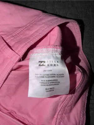 Billabong Side Kick Pant-Pink Women’s Size-30 NWT thumbnail 6