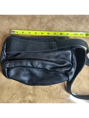 Free People Black Leather Convertible Belt Bag Woven Leather Waist Crossbody thumbnail 5
