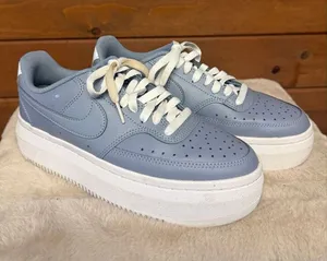 Nike Women's Court Vision Alta sneakers "Ashen Slate Sz 9.5 DM0113-400 thumbnail 1