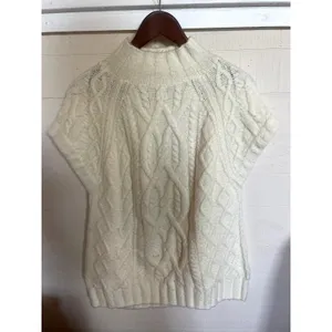 Anthropologie MAEVE Cybil Cable Sweater Vest Chunky Knit Size Small XS S thumbnail 5