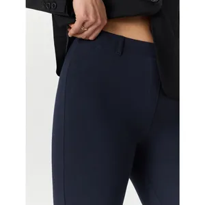 Quince Ultra Stretch Ponte Bootcut Pants Navy Blue Sz Large Work Career Capsule thumbnail 8
