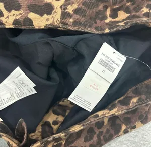 Abercrombie Cheetah Mini Denim Skirt thumbnail 3