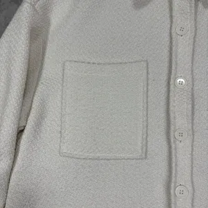 Primark Cream Oversized Shacket Shirt Jacket Textured Cozy‎ Minimalist Casual 10 thumbnail 2