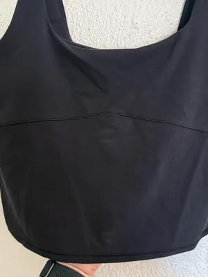 Vuori AllTheForm Support Tank black color size large NWT thumbnail 5