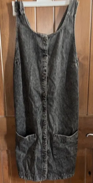 FP Movement by Free People Charcoal Denim Dress thumbnail 1