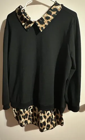 Leopard Pullover thumbnail 1