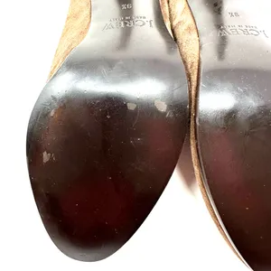 J. Crew size 9.5 heeled booties brown suede leather made in‎ italy 28668 thumbnail 5