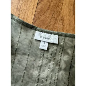 Vtg‎ Y2K Fairycore Fairy Grunge Boho Indie Sleeze Green Sleeveless Top L Layered thumbnail 5