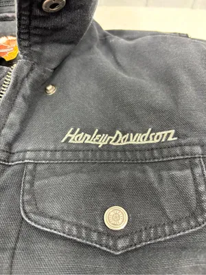 Harley-Davidson Black Women's Jean Jacket with Snap Pocket size S thumbnail 8