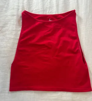 Free People Intimately Cropped High Neck Red Top thumbnail 1