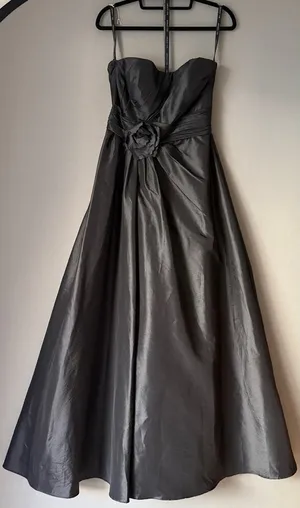 Bill Levkoff sz‎ 8 sweetheart strapless maxi dress gown thumbnail 1
