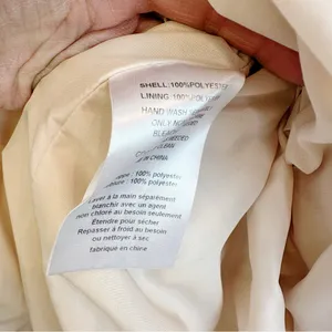 White by Vera Wang Cream Chiffon V Neck Cross Back Full Length Gown Size 4 thumbnail 9