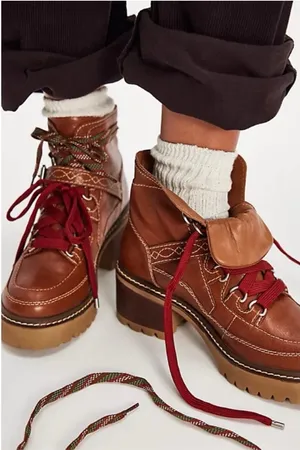 Free People Jasper Leather Hiker Boots thumbnail 2
