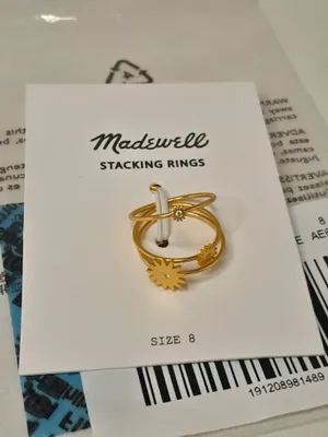 Madewell stacking Ring Set size 8 thumbnail 2