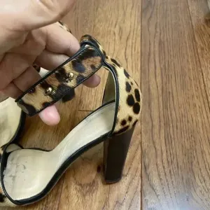 J CREW COLLECTION Lanie Calf-Hair Stacked Heel Shoe 7 thumbnail 5