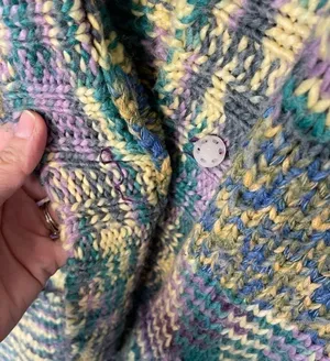 American Rag Cie Open Knit Ombré Cardigan Sweater size large thumbnail 2