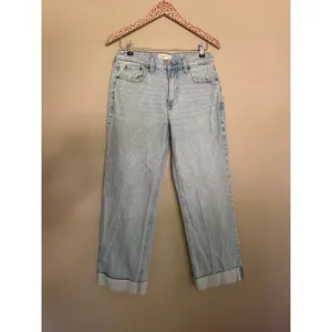 ABERCROMBIE & FITCH The Baggy Low Rise Cuffed Jeans Size 27 / 4 Short thumbnail 2