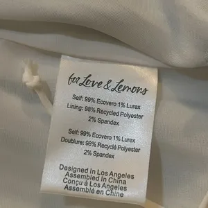 For Love & Lemons Leslie Crop Top Size XS thumbnail 6