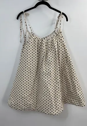 The Andamane Dalila Polka Dot Mini Dress Black Size L thumbnail 1