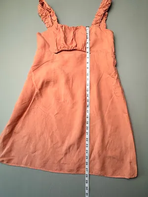 Altar’d State Pink Linen Blend Mini Dress Large Cottagecore Boho Feminine thumbnail 3