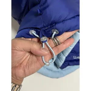 L.L.Bean Royal & Light Blue Reversible Goose Down Puffer Vest – Women’s Small thumbnail 8