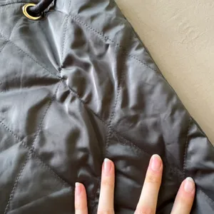 Quilted Puffer Overall Dress Gray thumbnail 9