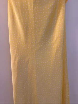 Zara Polka Dot Satin Effect Midi Dress thumbnail 7