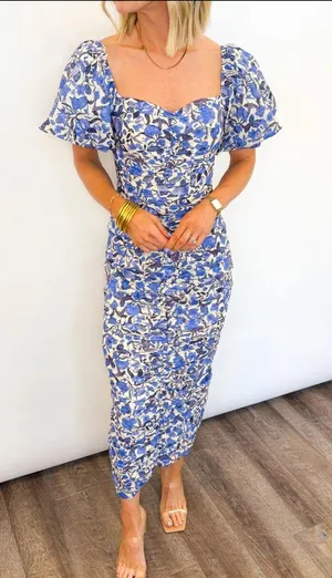 Boutique Midi dress Blue thumbnail 1