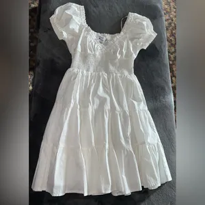 Princess Polly Daniela Mini Dress in White Size 4 thumbnail 8
