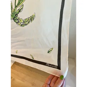 Madewell Feed & Weed Oversized Square Scarf Organic Cotton Wrap Bandana thumbnail 5