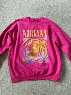 Nirvana Crewneck Pink Size L thumbnail 1