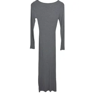 Skims Soft Lounge Long Sleeve Dress Maxi Gray Size Small thumbnail 6