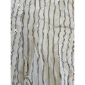 Zara Tan striped button-up long sleeve shirt M thumbnail 3