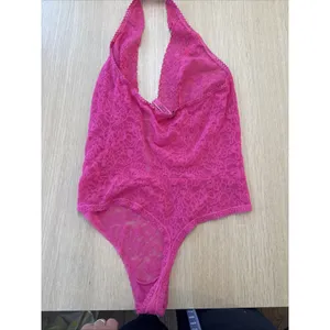 Victoria's Secret Y2k Lace Bodysuit Hot Pink Size Medium Xx 1361 thumbnail 4