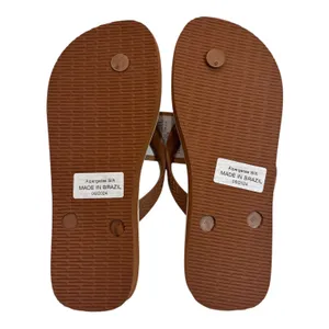 Havaianas-Farm Rio Women's Floral Flip Flops in Rust and Brown thumbnail 2