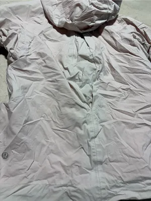 Lululemon run rise & shine Light Pink Hooded Windbreaker Jacket 4 thumbnail 13