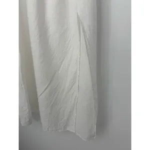 Reformation Marabella Linen Midi Dress White Smocked Puff Sleeve Small Vacation thumbnail 6