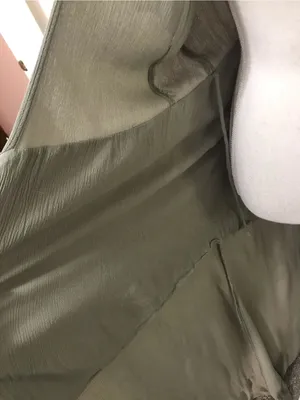 Lulus Much Obliged Washed Olive Green Wrap Maxi Dress thumbnail 9