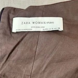 🔥5/$25 sale🔥 Zara Brown Long Sleeve Puff Sleeve ruched Body con Dress Size S thumbnail 11