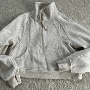 Lululemon oversized scuba funnel neck oatmeal and gold size XS thumbnail 1