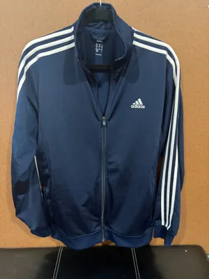 Adidas man 3 stripes track jacket navy M  thumbnail 1