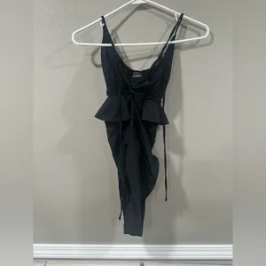 Maternity Black One Piece Swimsuit Size L thumbnail 3