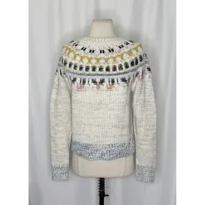 J. CREW x The Reeds Fuzzy Fair Isle Wool Blend Sweater Knitwear Pullover Small thumbnail 9