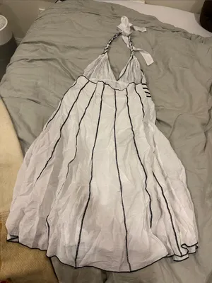 Lucy Paris striped halter dress thumbnail 2