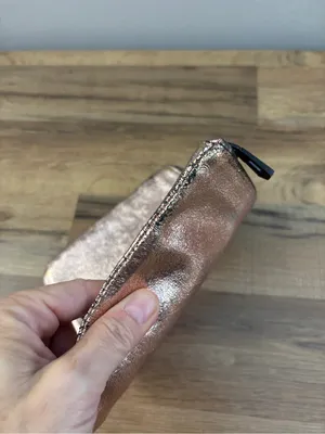 Marc Jacobs Neiman Marcus Target Collab Rose Gold Leather Clutch Evening Bag thumbnail 6
