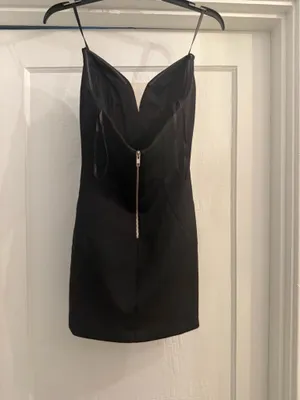 Ashley Lauren strapless cocktail thumbnail 2