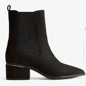 Express Black Ankle Booties thumbnail 1